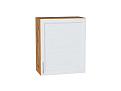 Шкаф верхний с 1-ой дверцей Сканди (716х600х320) Дуб Вотан/white softwood