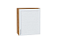 Шкаф верхний с 1-ой дверцей Сканди (716х600х320) Дуб Вотан/White Softwood
