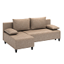 Роджерс / Диван - кровать угловой рогожка бежевая