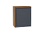 Шкаф верхний с 1-ой дверцей Сканди (716х600х320) Дуб Вотан/Graphite Softwood