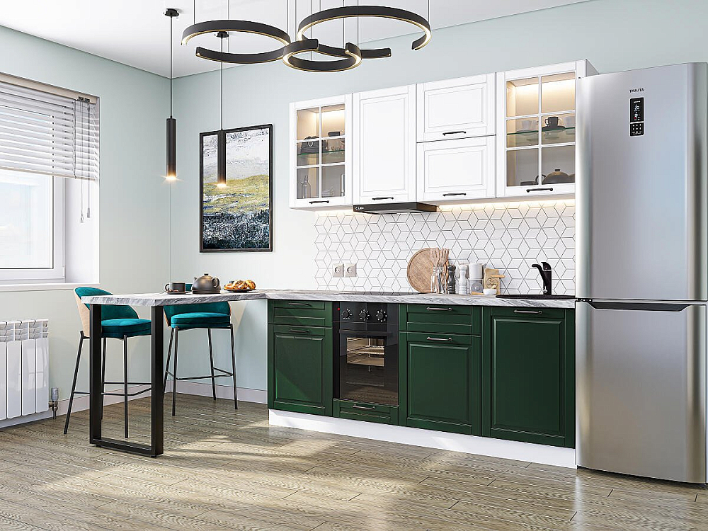 Дублин-03 Белый/special white/special green