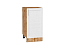 Шкаф нижний с 1-ой дверцей Сканди (816х400х480) Дуб Вотан/White Softwood